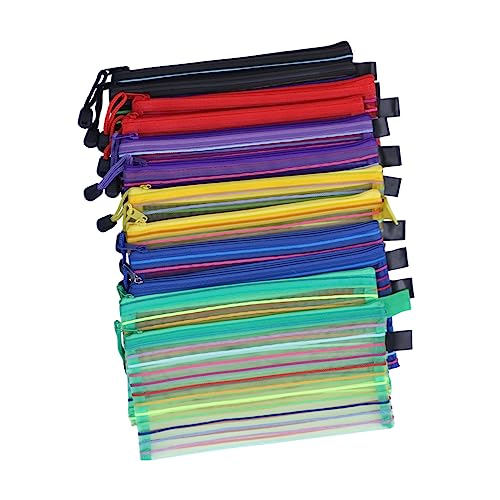 SEWOART Federmäppchen Aus Segeltuch Mit 12 Beuteln Reise-Make-up-Taschen-Organizer Leichte Netz-Aufbewahrungstasche Für Büro Kosmetik SEWOART Federmäppchen Aus Segeltuch Mit 12 Beuteln Reise-Make-up-Taschen-Organizer Leichte Netz-Aufbewahrungstasche Für Büro Kosmetik von SEWOART