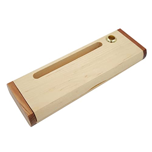 SEWOART 1Stück Hölzerne Schreibkasten Elegante Stiftbox Für Büro Und Zuhause Visitenkartenhalter Und Schreibwaren Aufbewahrungsbox Beige von SEWOART