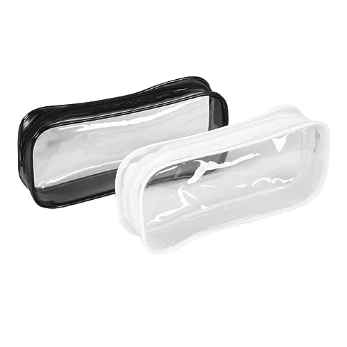 SEWOART 2 Stück Multifunktionale Federmäppchen – PVC-schreibwarentaschen Mit Reißverschluss Aufbewahrungstaschen Für Schülerschreibwaren SEWOART 2 Stück Multifunktionale Federmäppchen – PVC-schreibwarentaschen Mit Reißverschluss Aufbewahrungstaschen Für Schülerschreibwaren von SEWOART