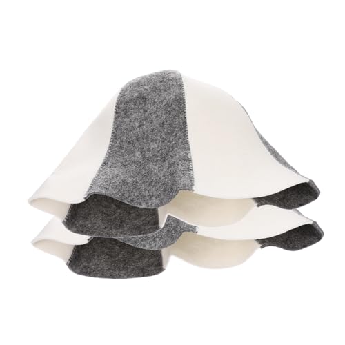 SEWOART 2stücke Saunahut Filz Sauna Hauben Für Damen Badehüte Wasserabsorbierend Wiederverwendbar Tragbare Duschhauben Für Hause von SEWOART