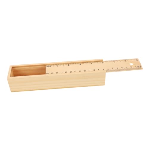 SEWOART 2 Stück Federmäppchen Aus Holz Stiftaufbewahrung Einfach Und Mit Großem Fassungsvermögen Für Schulkinder SEWOART 2 Stück Federmäppchen Aus Holz Stiftaufbewahrung Einfach Und Mit Großem Fassungsvermögen Für Schulkinder von SEWOART