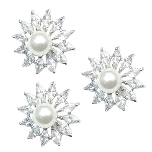 SEWOART 3 Stück Button Pin Strass Broschen Kragen Hemd Extender Für Frauen Hals Extender Für Kleid Shirt Kit Ring Silber Zirkon SEWOART 3 Stück Button Pin Strass Broschen Kragen Hemd Extender Für Frauen Hals Extender Für Kleid Shirt Kit Ring Silber Zirkon von SEWOART