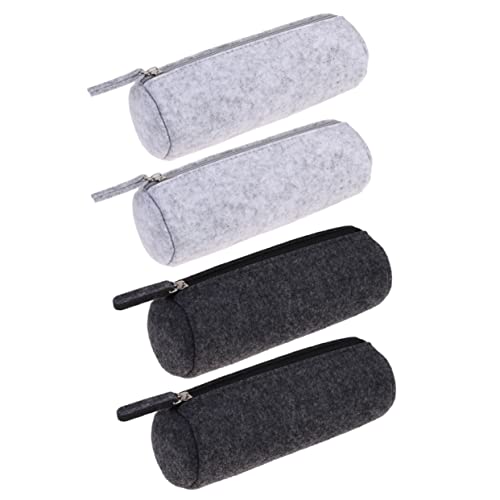 SEWOART Filz Federmäppchen Satz Kosmetiktasche Organizer Mit Reißverschluss Geeignet Für Stifte Und Make-up von SEWOART