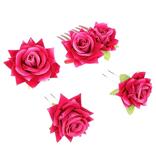 SEWOART Haarschmuck Für Mädchen Haarspangen-set in Rosenform Bruchsicher Robustes Material Für Tägliche Rollenspiele An Besonderen Tagen SEWOART Haarschmuck Für Mädchen Haarspangen-set in Rosenform Bruchsicher Robustes Material Für Tägliche Rollenspiele An Besonderen Tagen von SEWOART