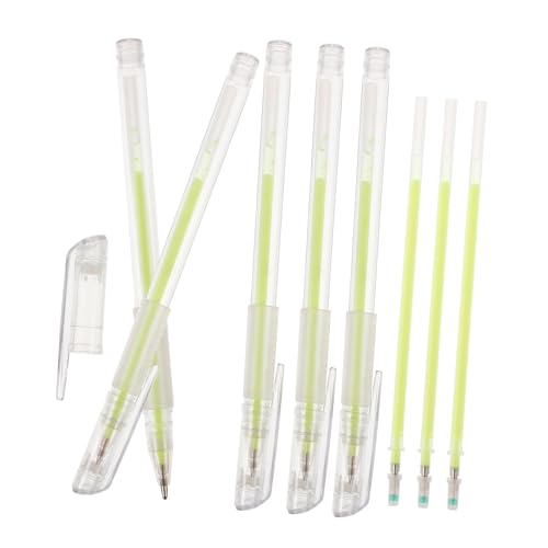 SEWOART 5 Stück Beauty Tattoo Pen mit Nachfüllern Fluoreszierend Grün Wasserfester Microblading Augenbrauenstift Präziser Hautmarkierungsstift für Tattoo Makeup und Professionelle Beauty SEWOART 5 Stück Beauty Tattoo Pen mit Nachfüllern Fluoreszierend Grün Wasserfester Microblading Augenbrauenstift Präziser Hautmarkierungsstift für Tattoo Makeup und Professionelle Beauty von SEWOART