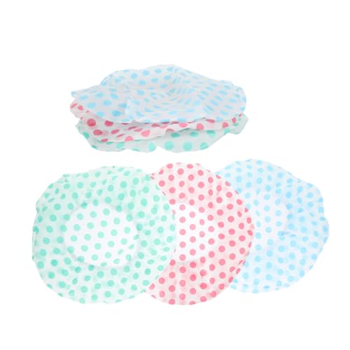 SEWOART Große Wiederverwendbare Duschhaube Für Damen Elastisch Zum Baden Bequem Und Sicher Mit Dekoriertem Musterdesign von SEWOART