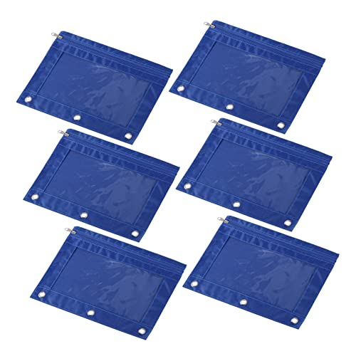 SEWOART 6er-Pack Bleistifttaschen für Ordner Bleistifttasche mit Reißverschluss für Ordner Büro-Schreibwarentasche Aktentasche Federmäppchen leicht zu findendes Fensterdesign SEWOART 6er-Pack Bleistifttaschen für Ordner Bleistifttasche mit Reißverschluss für Ordner Büro-Schreibwarentasche Aktentasche Federmäppchen leicht zu findendes Fensterdesign von SEWOART