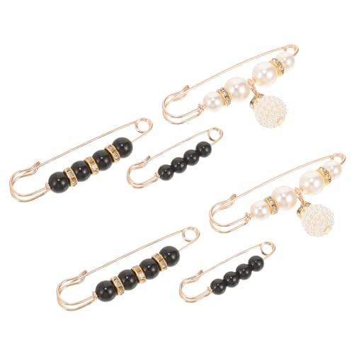SEWOART 6er Set Kunstperlen Brosche Pin Für Pullover Und Jeans Perlenverschluss Clip Zum Festziehen Sicherheitsbrosche Für Und Accessoires SEWOART 6er Set Kunstperlen Brosche Pin Für Pullover Und Jeans Perlenverschluss Clip Zum Festziehen Sicherheitsbrosche Für Und Accessoires von SEWOART