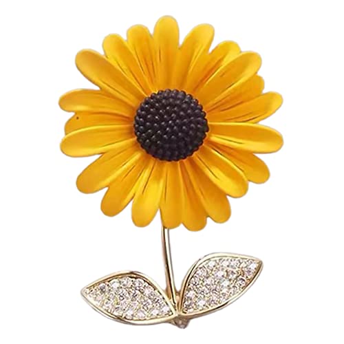 SEWOART Sonnenblumen-brosche Schmuck Kupfer Dekorative Anstecknadel Modisches Accessoire Wahl Zum Verschenken von SEWOART