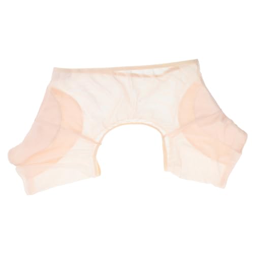 SEWOART Dünne Schweißweste Für Damen Mit Unsichtbaren Achselpads Atmungsaktive Unterarmschweiß Kurzweste Mit Netz Schnelltrocknendes Design Hautfarbe von SEWOART