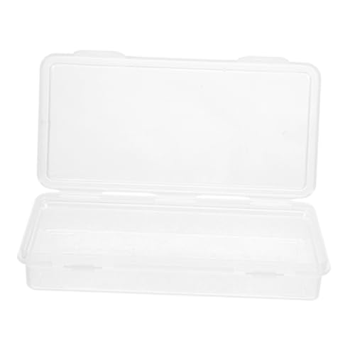 SEWOART Kasten Aufbewahrungsbox für Pinsel klares Federmäppchen Bleistiftspeicherfall schul federmäppchen School Pencil case Stifttransportfall Bleistiftbehälter aus Kunststoff Plastik von SEWOART