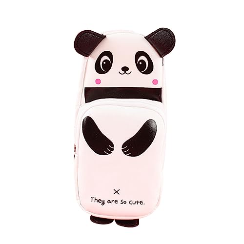 SEWOART Kawaii Panda Federmäppchen Süßer Bleistiftorganisator Für Cartoon Stifttasche Mit Platz Für Stifte Schulaccessoire von SEWOART