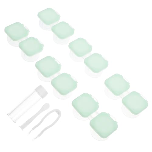 SEWOART Kontaktlinsen-Organizer-etui Satz Mit Mehreren Kontaktlinsen Tragbare Kasten Für Unterwegs Kontaktlinsen-etui Pflegebox Mit Dichtem Verschluss von SEWOART