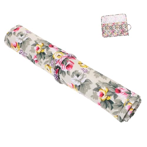 SEWOART Pinselhalter Mit 22 Fächern Robuster Rollup-Canvas-Halter Für Künstler Aquarell Und Ölfarben Pinsel Werkzeuge Stifte Bleistifte SEWOART Pinselhalter Mit 22 Fächern Robuster Rollup-Canvas-Halter Für Künstler Aquarell Und Ölfarben Pinsel Werkzeuge Stifte Bleistifte von SEWOART