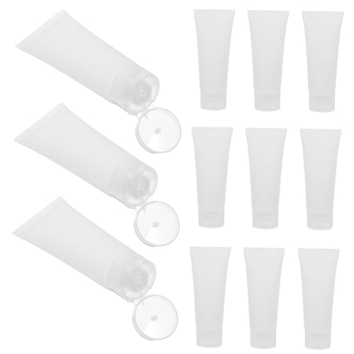 SEWOART Mini Lotion Flaschen Leere Nachfüllbare Reisegröße Behälter Für Cremes Handcremes Waschmittel Und Shampoo Squeeze Tuben Für Kosmetik Und Pflegeprodukte von SEWOART