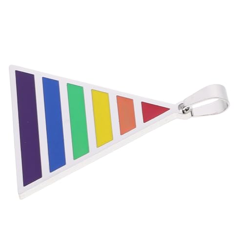 SEWOART Pride Halskette Herren Halskette Dreieck Halskette Schmuck von SEWOART