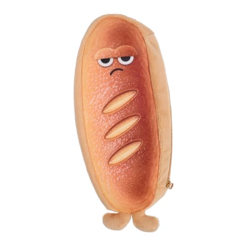 SEWOART Schreibwarenetui Federmäppchen Mit Einzigartigem Emotionalem Brot-Design Für Das Schulbüro Und Teenager-mädchen Großes Fassungsvermögen von SEWOART
