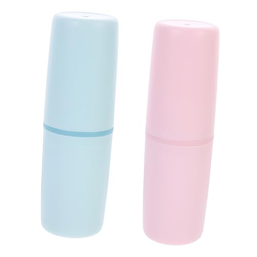 SEWOART 2 Stück Reisezahnbürstenetui Zahnbürstenbox Für Unterwegs Und Staubdicht Praktischer Organizer Für Zahnbürsten Und Zahnpasta Für Reisen Camping Und Geschäftsreisen SEWOART 2 Stück Reisezahnbürstenetui Zahnbürstenbox Für Unterwegs Und Staubdicht Praktischer Organizer Für Zahnbürsten Und Zahnpasta Für Reisen Camping Und Geschäftsreisen von SEWOART