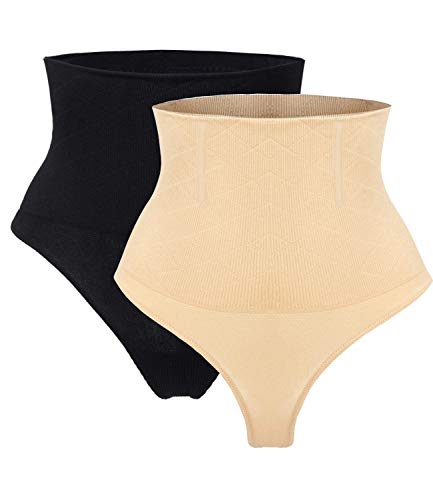 SEXYWG Damen Bauchweg Shapewear Tanga Shaping Shapewear Tummy Control String Shapewear Slimmer Body Shaper von SEXYWG