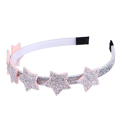 Stirnband Damen 1 stück regenbogen glitter herz haarband glänzend stern stirnband party haar reif for mädchen haarschmuck Stirnband (Size : Glitter2) von SEvso