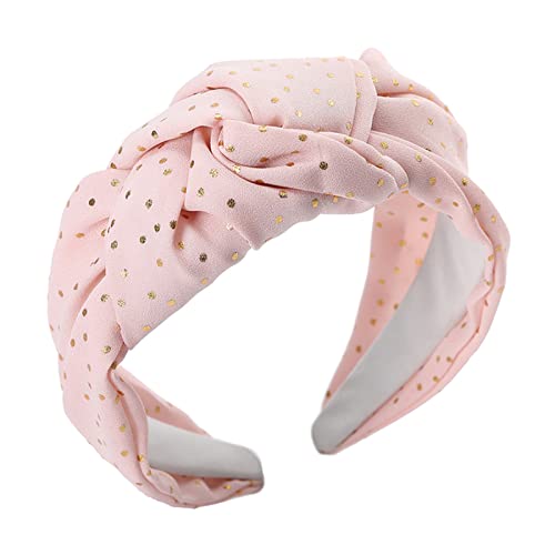 Stirnband Damen Einfaches breites Brimmband-Stirnband-Knöchel-mittlerer geknotete Haarbänder Lünette Turban-Frauen-Mädchen-Haarschmuck-Haar-Reifenmode Stirnband (Size : 85-d) von SEvso