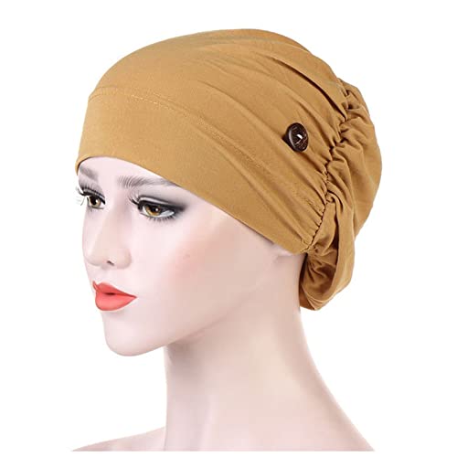 Stirnband Damen Frauen Samt Turban Hut Stirnband Muslim Hijab Caps Weibliche weiche Bandana Stirnband Hijabs Kopf Wrap Haar Zubehör Stirnband (Size : 26) von SEvso