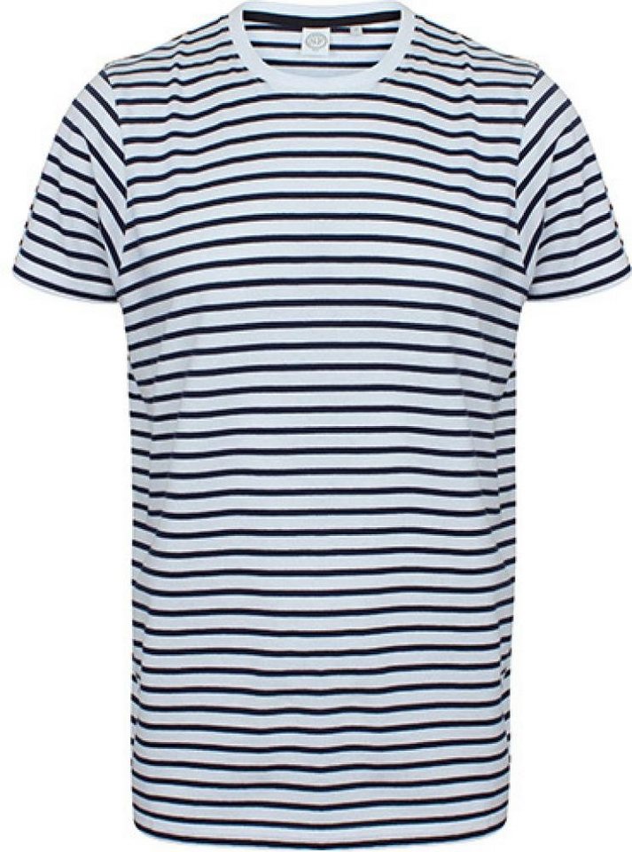 SF Men Rundhalsshirt Herren Striped T / TearAway-Label von SF Men