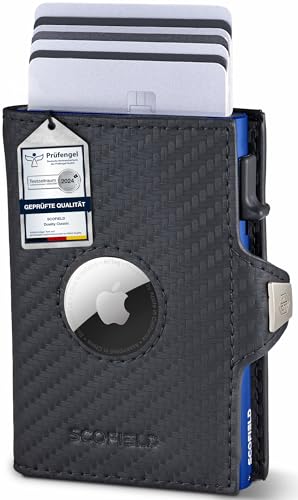 SF SCOFIELD Duality Airtag Wallet mit Münzfach I Geldbeutel für 8-10 Karten I Geldbörse Herren mit RFID Schutz I Slim Wallet I Smart Wallet I Kartenetui mit Air Tag Fach I Portemonnaie SF SCOFIELD Duality Airtag Wallet mit Münzfach I Geldbeutel für 8-10 Karten I Geldbörse Herren mit RFID Schutz I Slim Wallet I Smart Wallet I Kartenetui mit Air Tag Fach I Portemonnaie von SF SCOFIELD