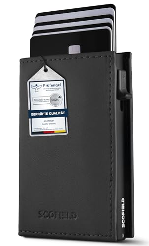 SF SCOFIELD Duality Magflip Premium Slim Wallet | Kartenetui 9 – 10 Karten | Karten Geldbeutel | Herren Portemonnaie | RFID Schutz | Kreditkartenetui | Smart Wallet | Wallets for Men | Geldbörse von SF SCOFIELD