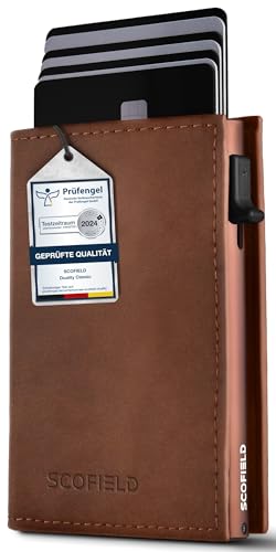 SF SCOFIELD Duality Magflip Premium Slim Wallet | Kartenetui 9 – 10 Karten | Karten Geldbeutel | Herren Portemonnaie | RFID Schutz | Kreditkartenetui | Smart Wallet | Wallets for Men | Geldbörse von SF SCOFIELD