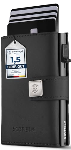SF SCOFIELD Trinity Premium Slim Wallet I Wallets for Men I Kartenetui Herren 10 – 12 Karten I Kreditkartenetui I RFID Schutz I Karten Portemonnaie I Smart Wallet I Herren Geldbörse I Card Holder SF SCOFIELD Trinity Premium Slim Wallet I Wallets for Men I Kartenetui Herren 10 – 12 Karten I Kreditkartenetui I RFID Schutz I Karten Portemonnaie I Smart Wallet I Herren Geldbörse I Card Holder von SF SCOFIELD