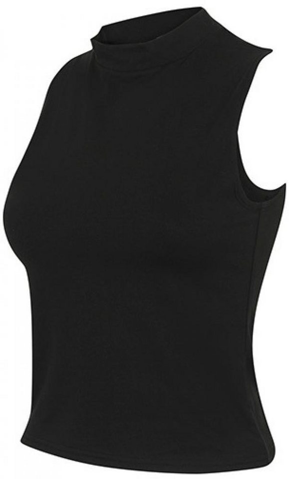 SF Women Tanktop Damen High Neck Crop Vest / Soft-Stretch Single-Jersey von SF Women