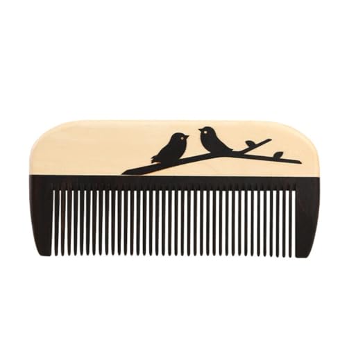 Friseurkamm Buxuskamm Tragbarer Kamm Stylingkamm für Herren geeignet für dickes Haar Glättender Kamm geeignet für Nasse und Trockene tägliche Pflege Reisehaarkamm von SFANIIX