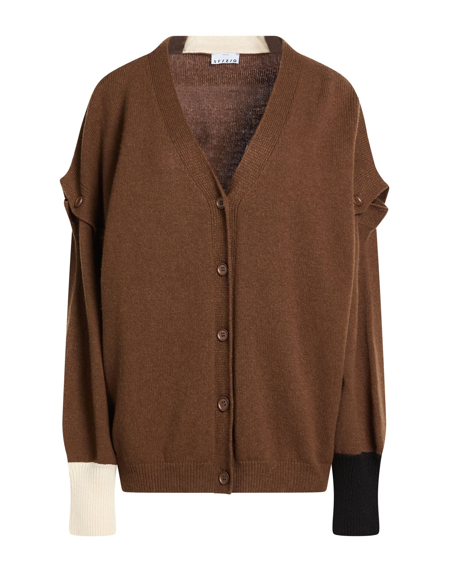 SFIZIO STUDIO Strickjacke Damen Braun von SFIZIO STUDIO
