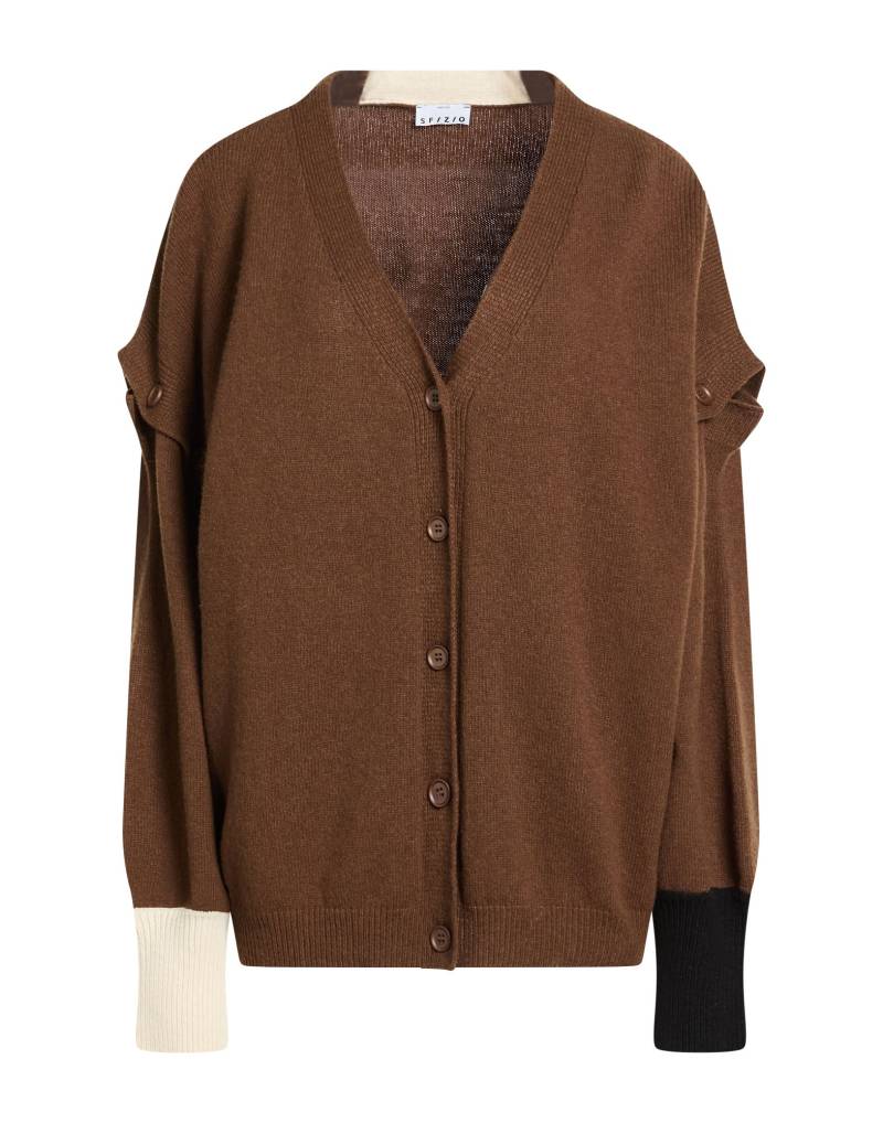 SFIZIO STUDIO Strickjacke Damen Braun von SFIZIO STUDIO