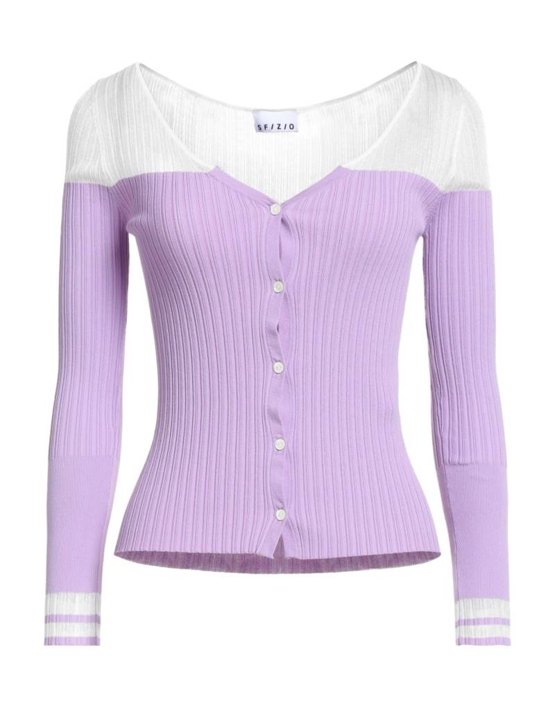 SFIZIO STUDIO Strickjacke Damen Lila von SFIZIO STUDIO