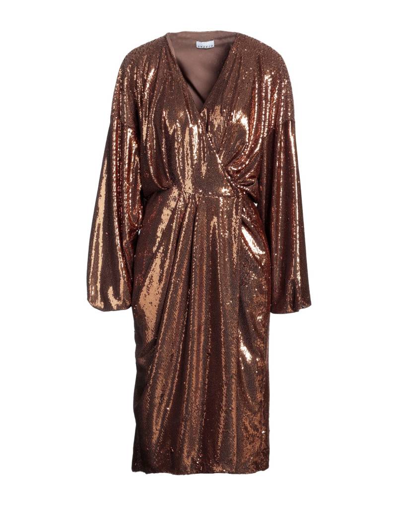 SFIZIO STUDIO Midi-kleid Damen Bronze von SFIZIO STUDIO