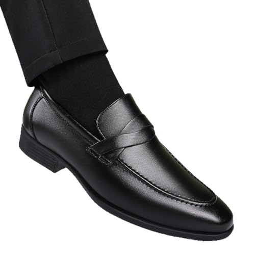 SFSSWSRYDF Herren Business Anzugschuhe Formale Synthetikleder Schuhe Slip-On-Kleid Klassiker Oxfords Anzugschuhe,Schwarz,45 EU SFSSWSRYDF Herren Business Anzugschuhe Formale Synthetikleder Schuhe Slip-On-Kleid Klassiker Oxfords Anzugschuhe,Schwarz,45 EU von SFSSWSRYDF