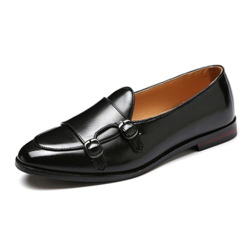SFSSWSRYDF Herren Monk Strap Mokassin Freizeitschuhe Slip On Hochzeitsschuhe Business Lederschuhe Loafer Derby Oxfords Lederschuhe,Schwarz,43 EU SFSSWSRYDF Herren Monk Strap Mokassin Freizeitschuhe Slip On Hochzeitsschuhe Business Lederschuhe Loafer Derby Oxfords Lederschuhe,Schwarz,43 EU von SFSSWSRYDF