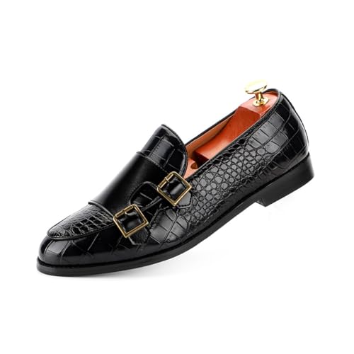 SFSSWSRYDF Herren Slip On Mokassins Anzugschuhe Double Monkstraps Klassischer Business Hochzeitsschuhe Formale Abendschuhe,Schwarz,42 EU SFSSWSRYDF Herren Slip On Mokassins Anzugschuhe Double Monkstraps Klassischer Business Hochzeitsschuhe Formale Abendschuhe,Schwarz,42 EU von SFSSWSRYDF