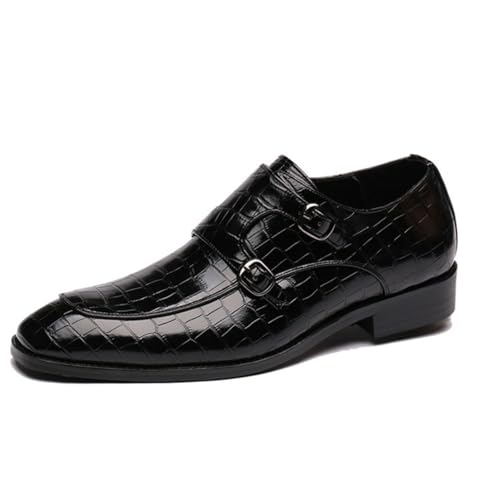 SFSSWSRYDF Monk Strap Hochzeitsschuh Herren Slip On Mokassins Anzugschuhe Klassischer Business Derby Oxfords Lederschuhe ,Schwarz,48 EU SFSSWSRYDF Monk Strap Hochzeitsschuh Herren Slip On Mokassins Anzugschuhe Klassischer Business Derby Oxfords Lederschuhe ,Schwarz,48 EU von SFSSWSRYDF