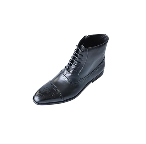 SFSSWSRYDF Schnür Stiefeletten Herren Leder Chukkastiefel Worker Reißverschluss Formell Abendschuhe Männer Chelsea Boots,Schwarz,46 EU SFSSWSRYDF Schnür Stiefeletten Herren Leder Chukkastiefel Worker Reißverschluss Formell Abendschuhe Männer Chelsea Boots,Schwarz,46 EU von SFSSWSRYDF