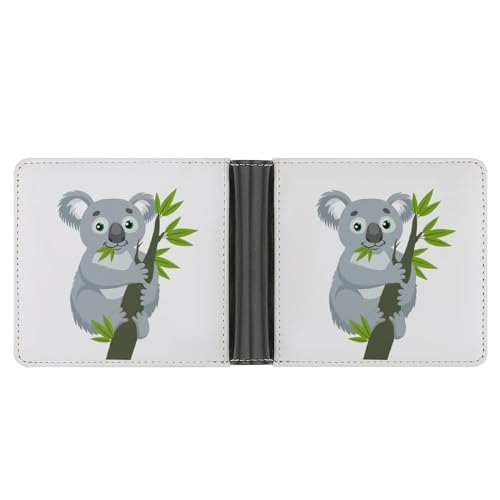 SFZPVMP Koala Damen Portemonnaie Leder Geldbörse Frauen Portmonee Brieftasche von SFZPVMP