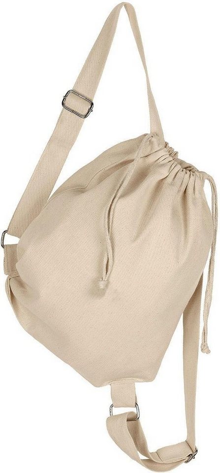 SG Accessories Turnbeutel Canvas Backpack Straps and Drawstring 38x45 cm von SG Accessories