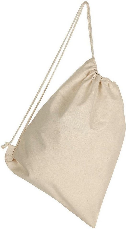 SG Accessories Turnbeutel Cotton Backpack Single Drawstring 38x48 cm von SG Accessories