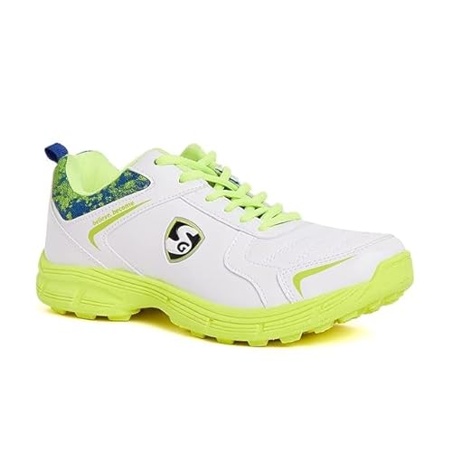 SG Herren Pro Kick Plattform, White, R Blue & Lime, 43 EU von SG