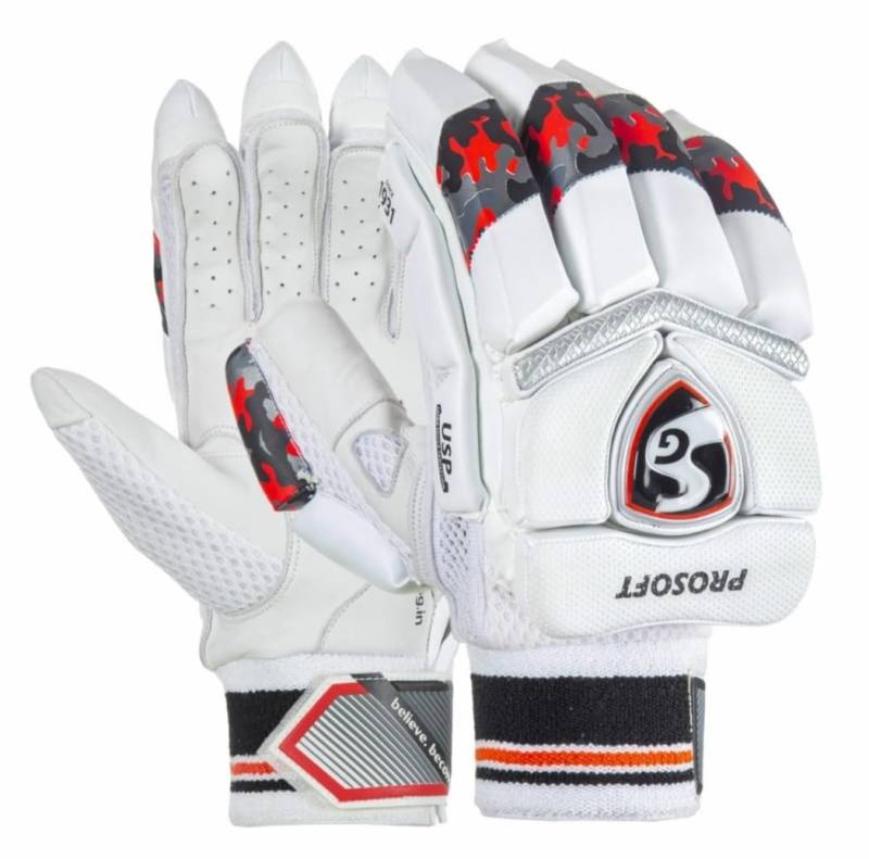 SG Multisporthandschuhe Prosoft Cricket-Schlägerhandschuhe (Paketinhalt: 1 Paar Batting Glove, bietet verbesserte Passform und Komfort) Komfort und Haltbarkeit mit Premium-Schlaghandschuhen von SG