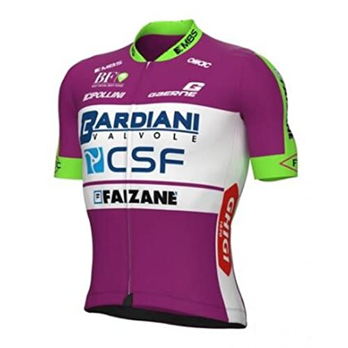 SGCIKER 2022 Herren World Tour Team Bardiani Radtrikot, kurzärmliges atmungsaktives Radtrikot MTB-Fahrrad Bekleidungs Hemd (L) von SGCIKER