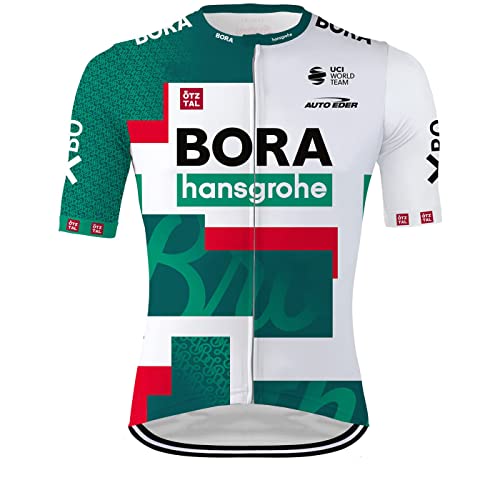 SGCIKER 2022 Herren World Tour Team Bora TDF Radtrikot, kurzärmliges atmungsaktives Radtrikot MTB-Fahrrad Bekleidungs Hemd (5XL) von SGCIKER