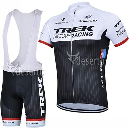 SGCIKER 2022 World Tour Team Radtrikot für Herren, Kurzarm MTB Radbekleidung Trägerhose mit GEL Paddad (2XL) von SGCIKER